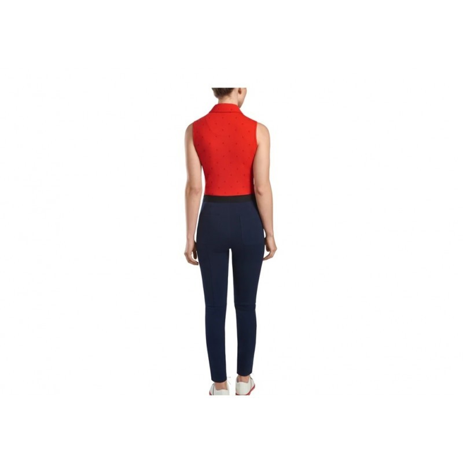 G/Fore Skull Killer T's Sleeveless Golf Polo Top Size S Xl Red New Womens — image 4 of 4